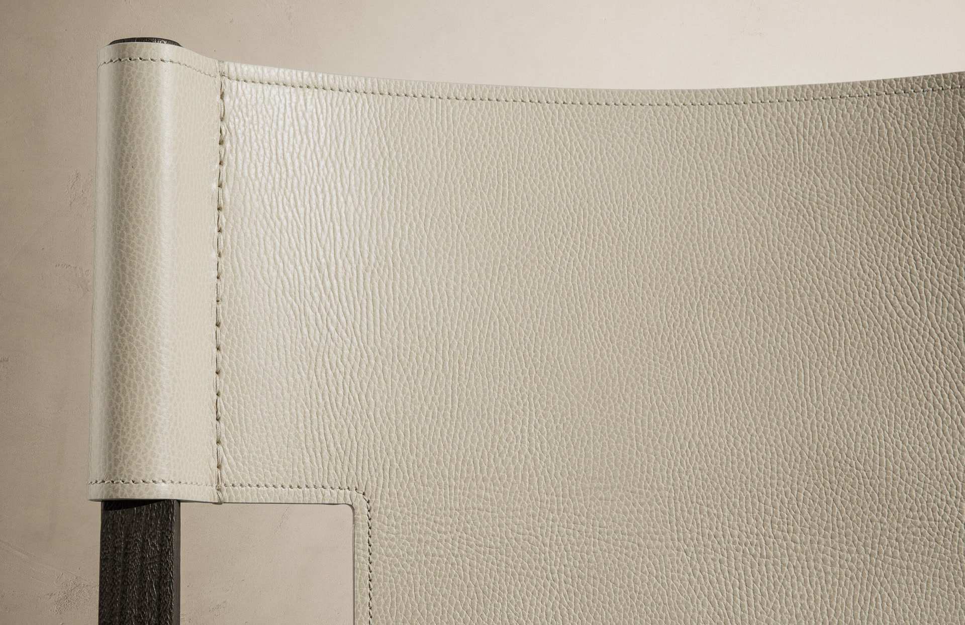 de sousa hughes joseph jeup cimon side chair leather detail