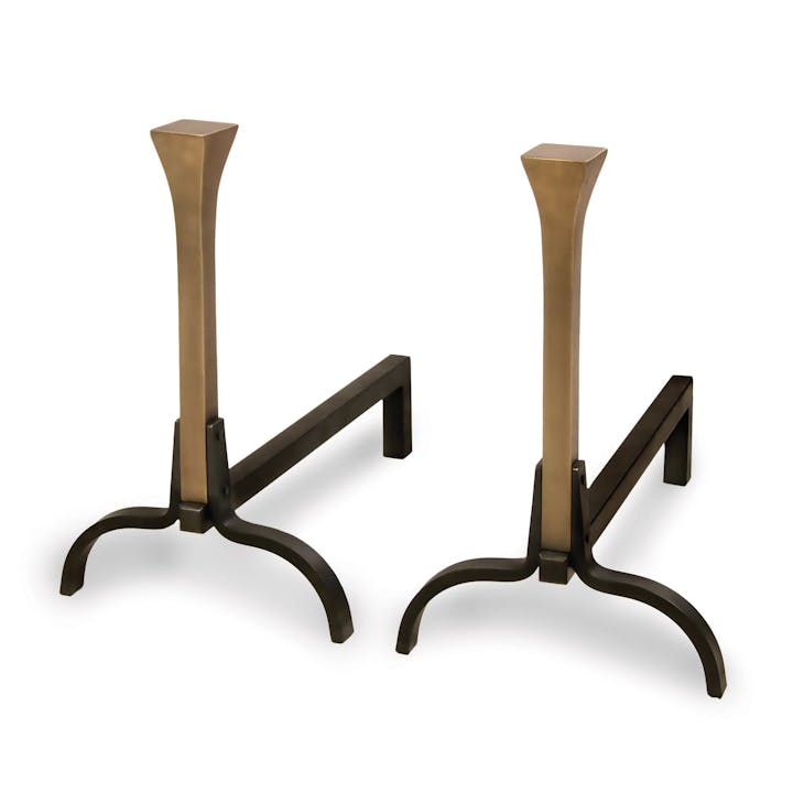 de sousa hughes Tuell Reynolds Telluride Andirons pair