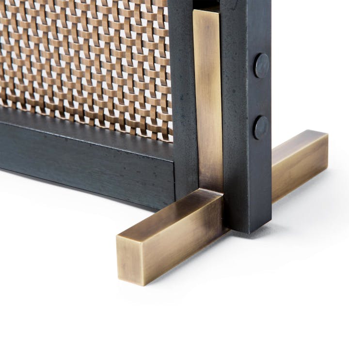 de sousa hughes Tuell Reynolds Vancouver Fireplace Screen detail