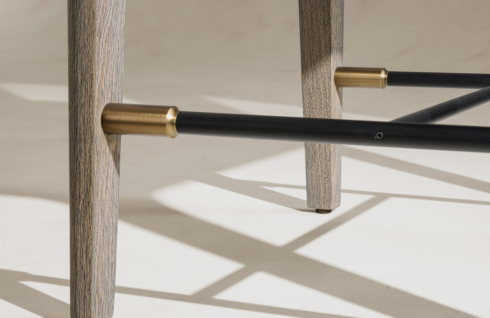 de sousa hughes joseph jeup hinton bar counter stool wood metal detail