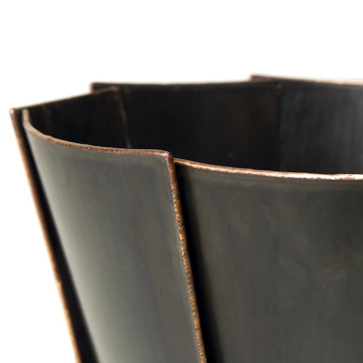 de sousa hughes Tuell Reynolds Asilomar Firewood Basket detail