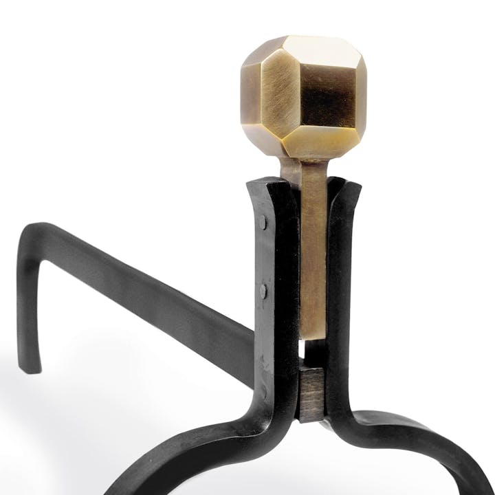 de sousa hughes Tuell Reynolds Quebec Andirons detail