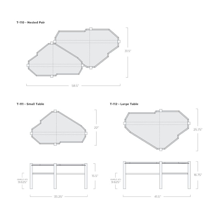 Tuell Reynolds Fractal Cocktail Table ovOZ