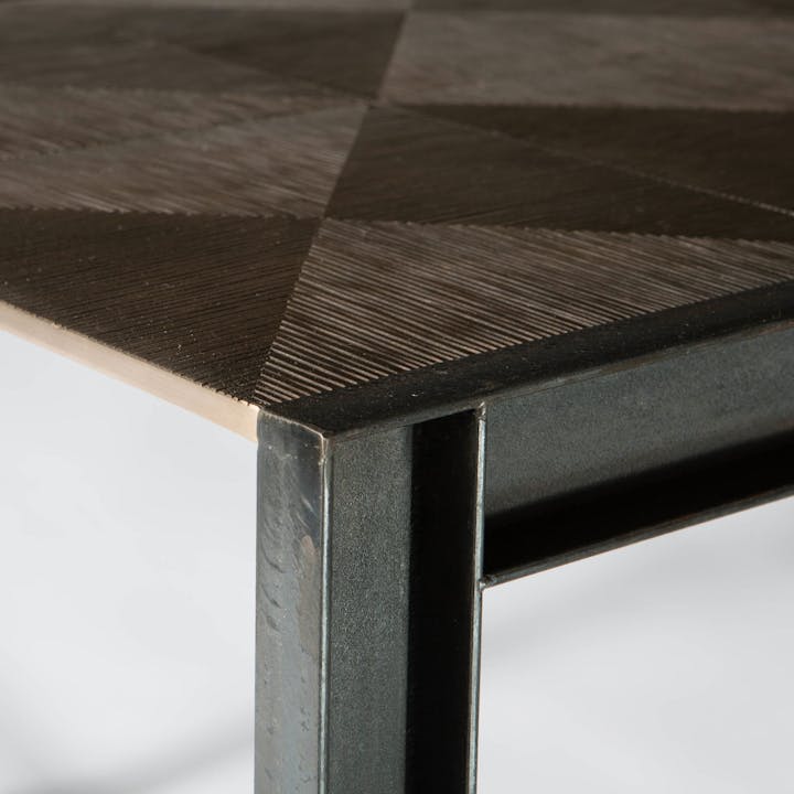 de sousa hughes tuell reynolds tamalpais cocktail table detail