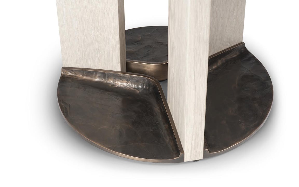 de sousa hughes troscan axel dining table base angle