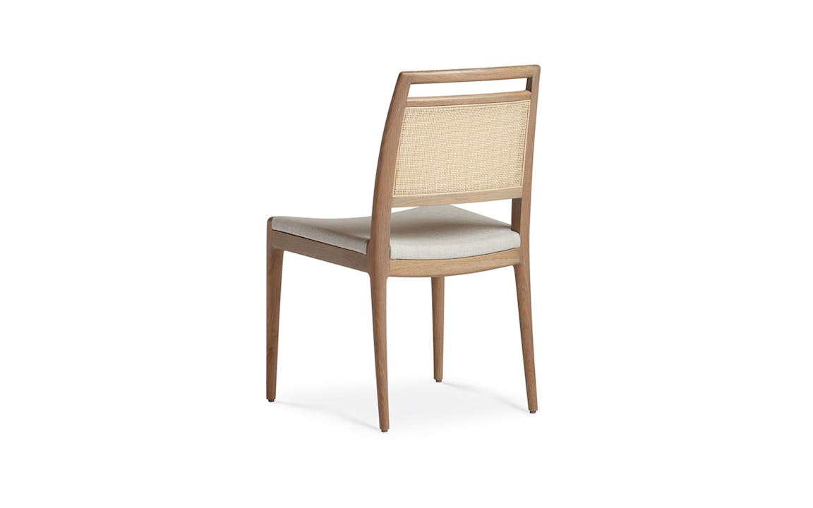 de sousa hughes Troscan Alana Cane Side Chair back angle