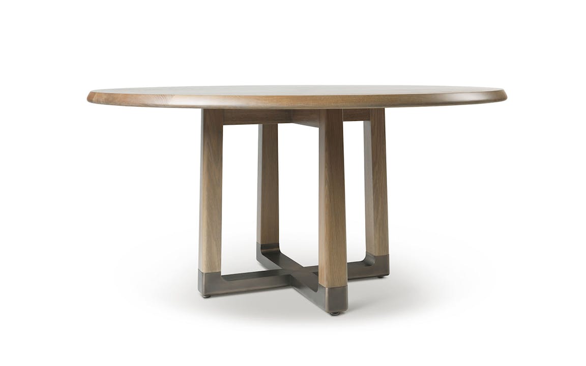 de sousa hughes Troscan Astrid Round Table Bronze angle