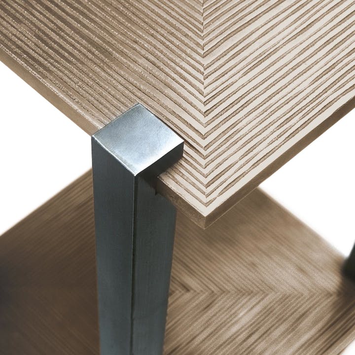 de sousa hughes tuell reynolds hakone table metal detail