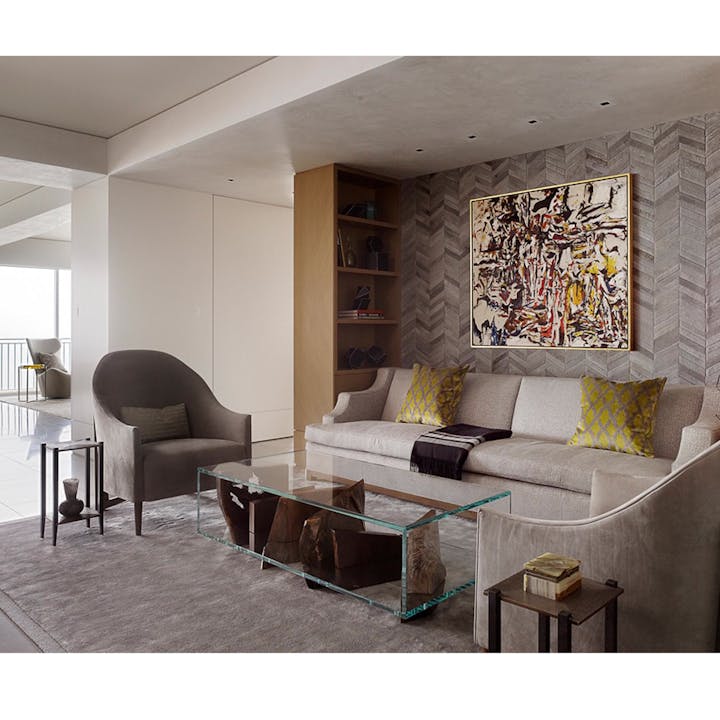 Tuell Reynolds Hakone Accent Table lhBF