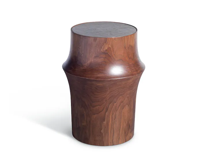 2GNHVfTOU3r de sousa hughes troscan basi drum table walnut textured caste bronze top