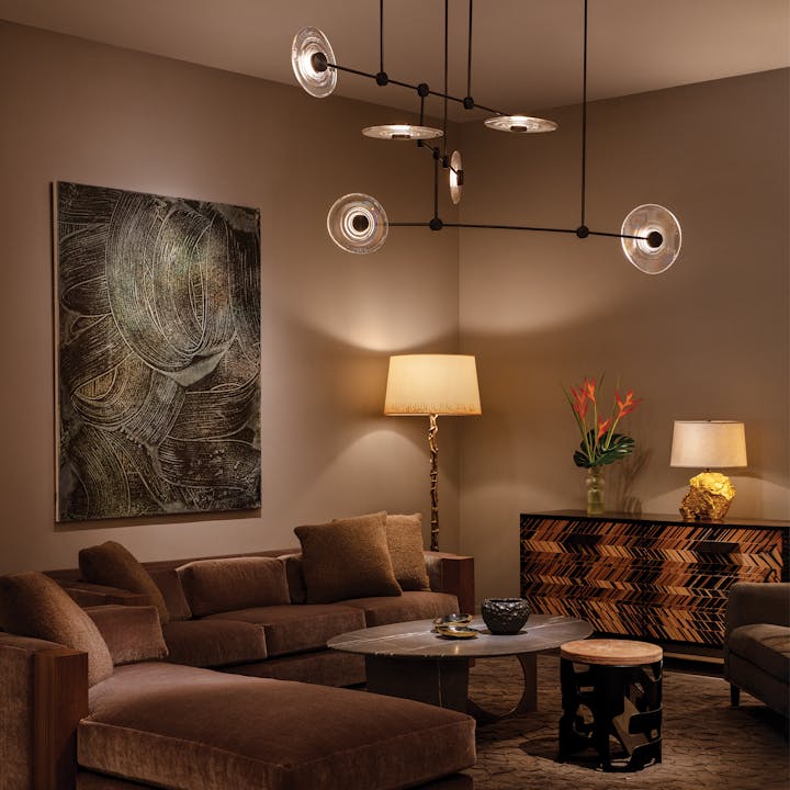 de sousa hughes Tuell Reynolds Nouveau Floor Lamp install shot