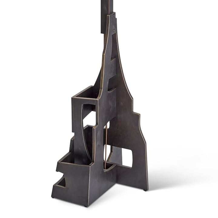 de sousa hughes Tuell Reynolds Taos Floor Lamp base detail