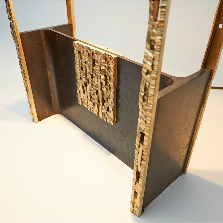 de sousa hughes Tuell Reynolds Hollywood Table Lamp detail