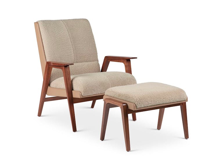 de sousa hughes troscan legato lounge chair and ottoman