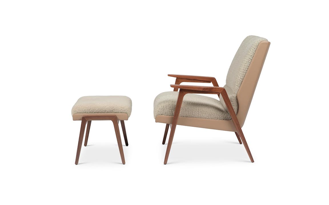 de sousa hughes troscan legato lounge chair and ottoman side