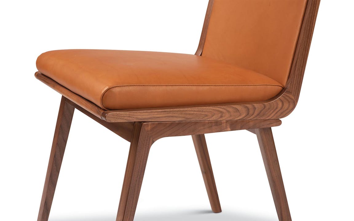 de sousa hughes troscan legato side chair seat detail