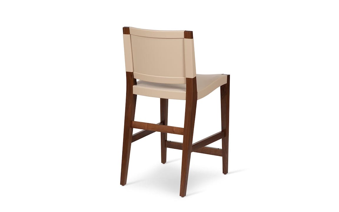 de sousa hughes troscan bella bar counter stool back angle 3