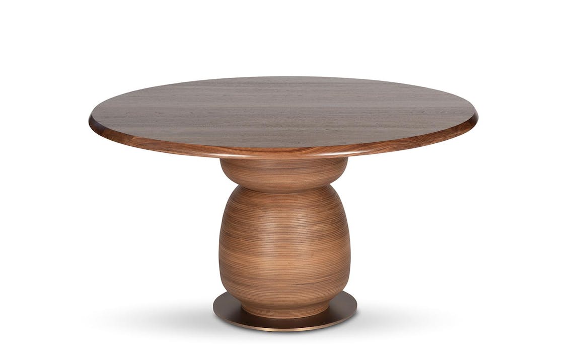 de sousa hughes troscan kokeshi dining table top angle