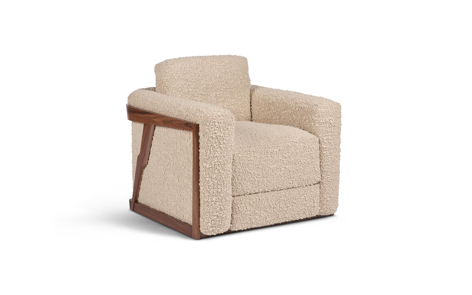 de sousa hughes troscan mari swivel lounge chair front angle