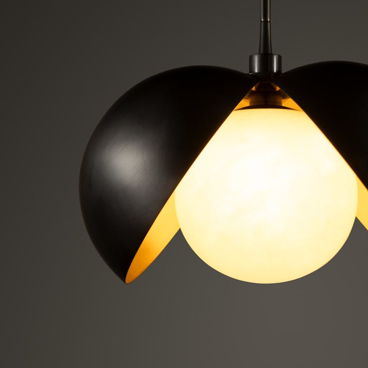 de sousa hughes tholos pendant statuary bronze ext natural bronze open detail