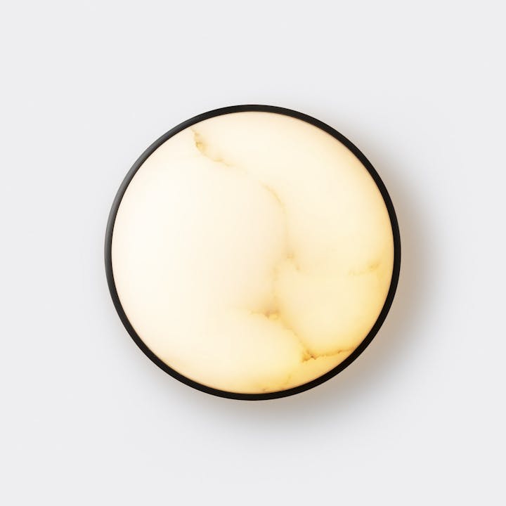 de sousa hughes aither monos button sconce aged nickle front light