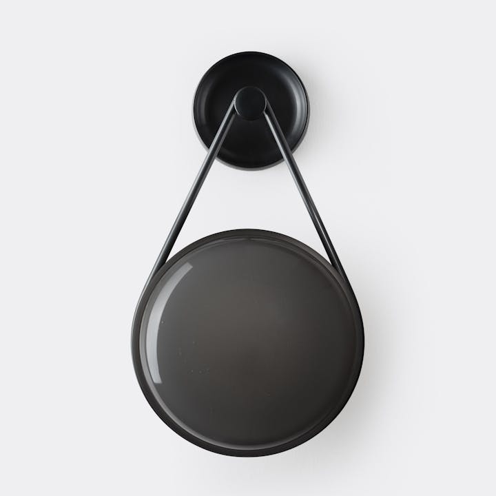 de sousa hughes monos hanging sconce dark nickel grey polished lens