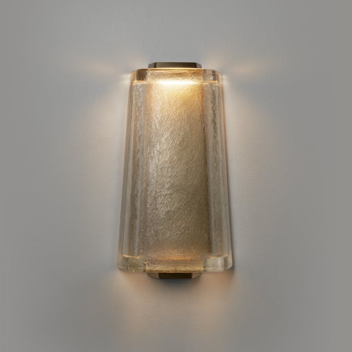 de sousa hughes thea sconce vintage bronze front lit