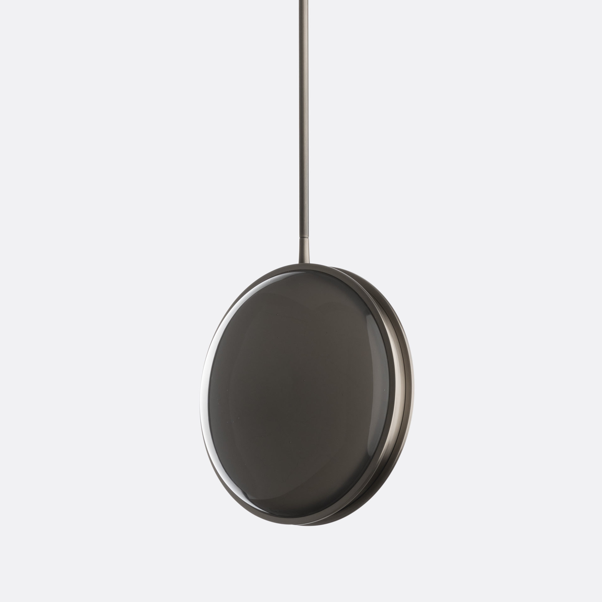 de sousa hughes monos pendant aged nickel grey polished lens light off