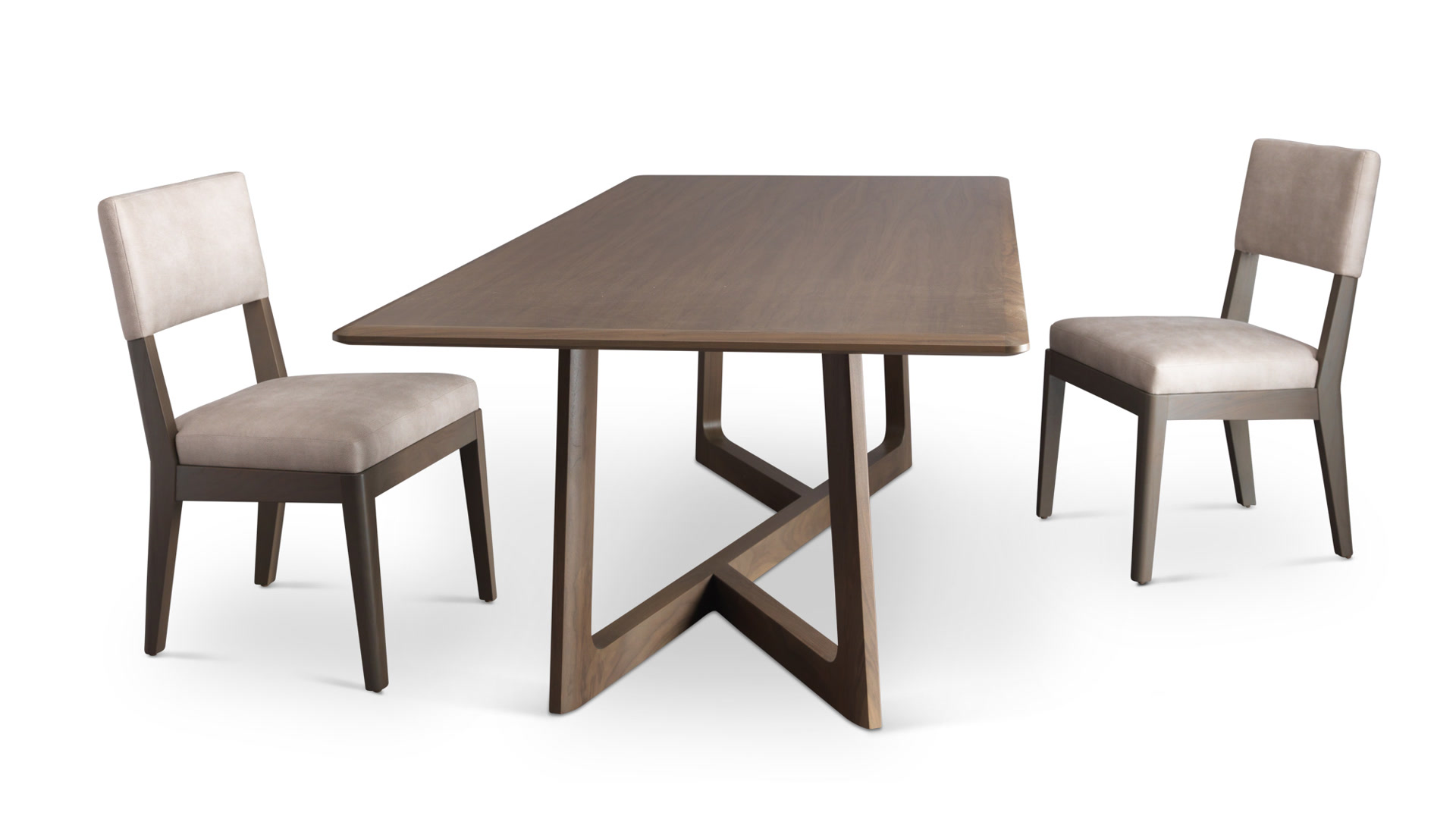 de sousa hughes altura kemizo table terra walnut with chairs