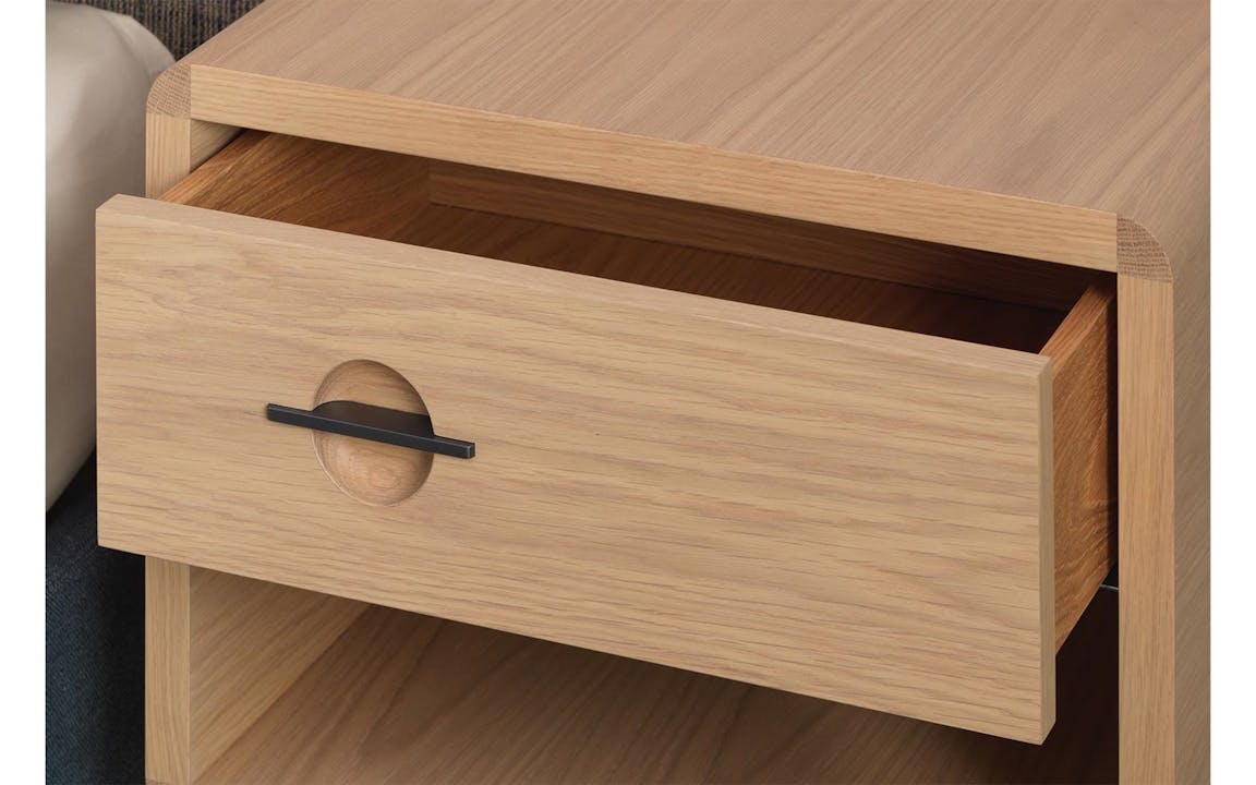 de sousa hughes altura napa bed ensemble 2 drawer detail