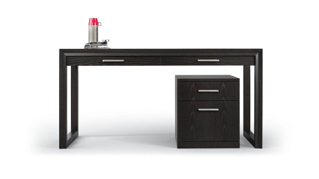 de sousa hughes altura arris desk with pedestal front