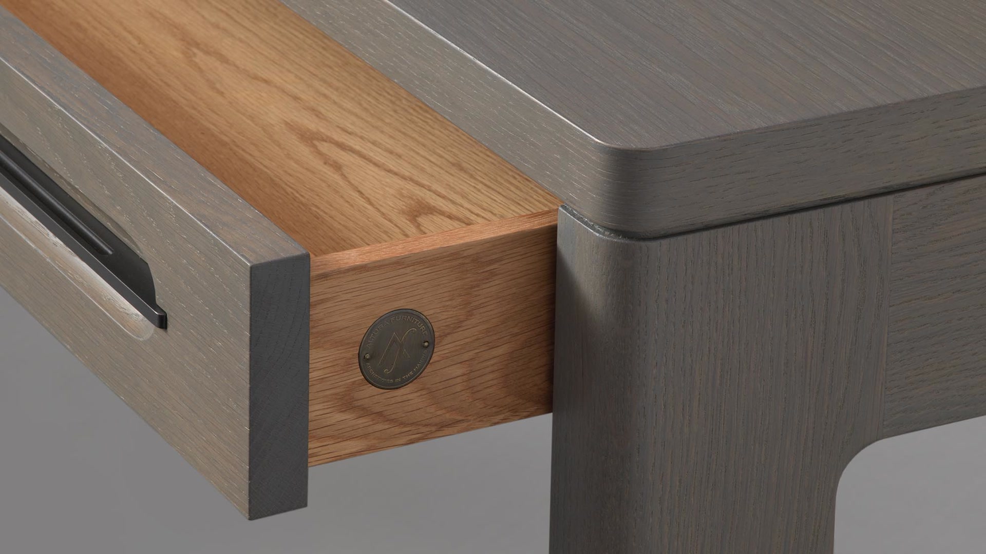 de sousa hughes altura bruneau desk drawer detail
