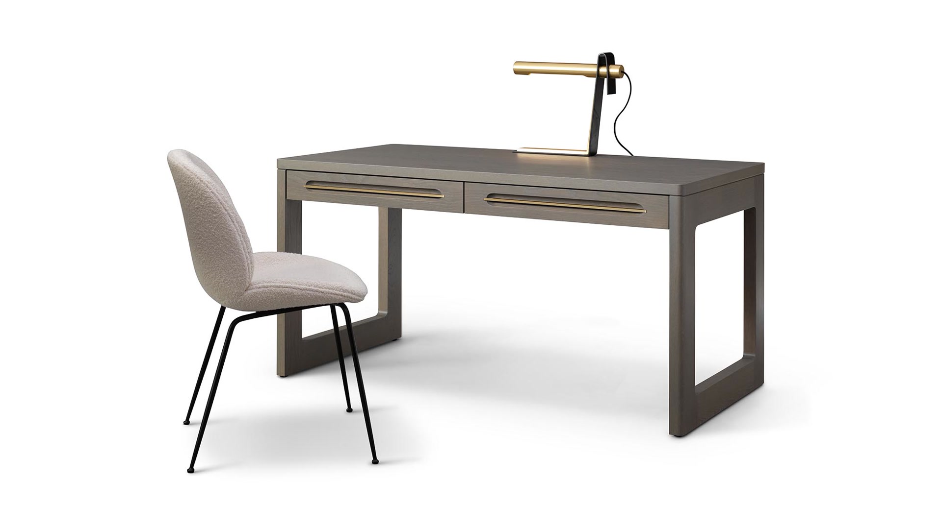 de sousa hughes altura bruneau desk with light and chair