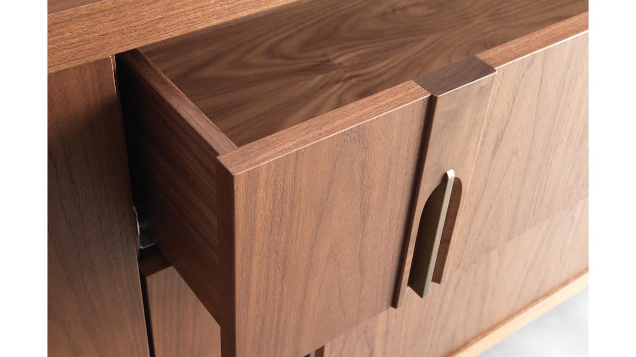 de sousa hughes altura bruneau 84 credenza drawer detail