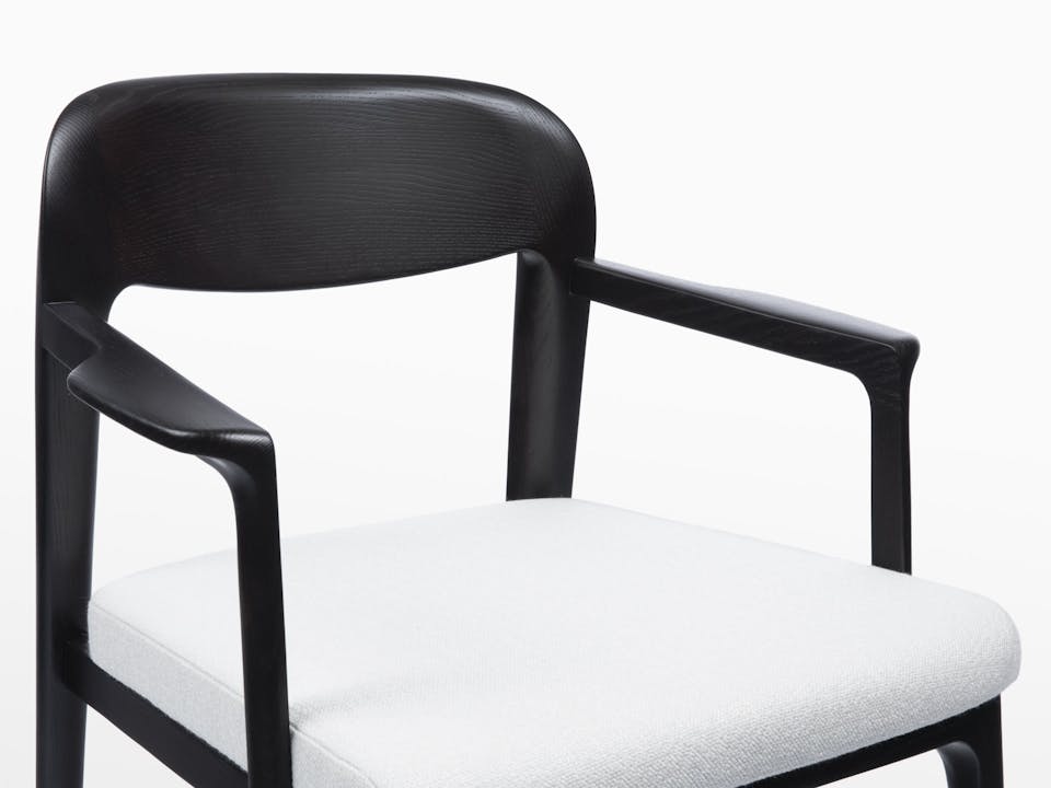 de sousa hughes caste Turah Dining Side Chair Black Detail 2