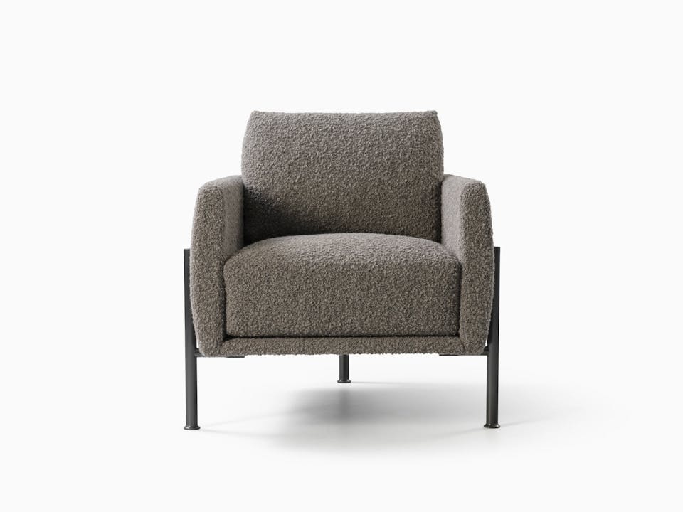 de sousa hughes caste benton lounge chair front