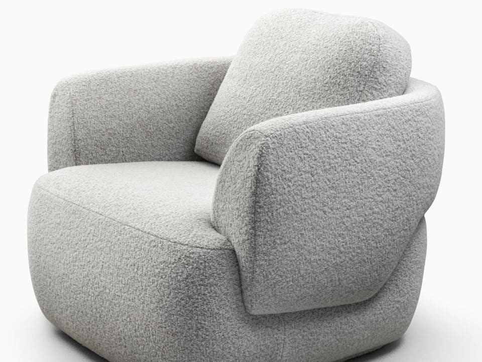 de sousa hughes caste cascade lounge chair side detail 2