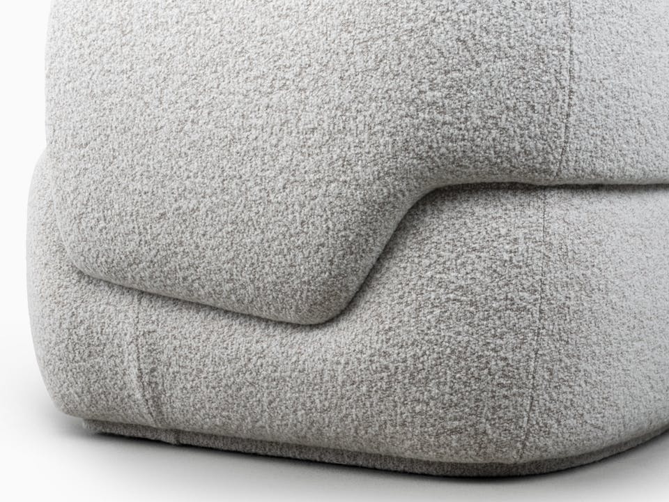 de sousa hughes caste cascade lounge chair detail