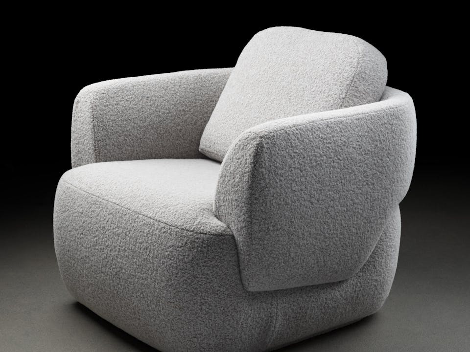 de sousa hughes caste cascade lounge chair detail 2