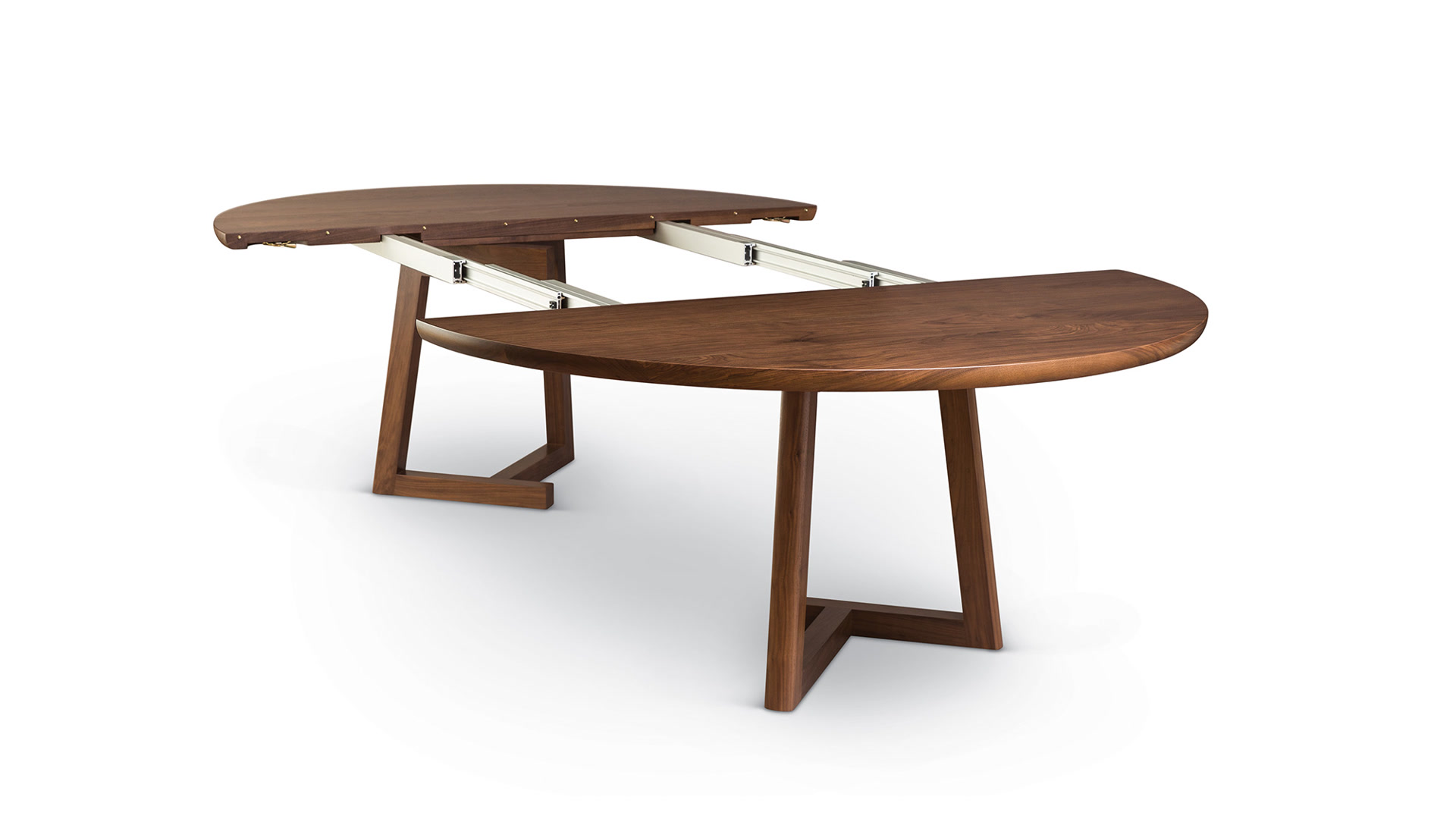 de sousa hughes altura roulette round extension table split base