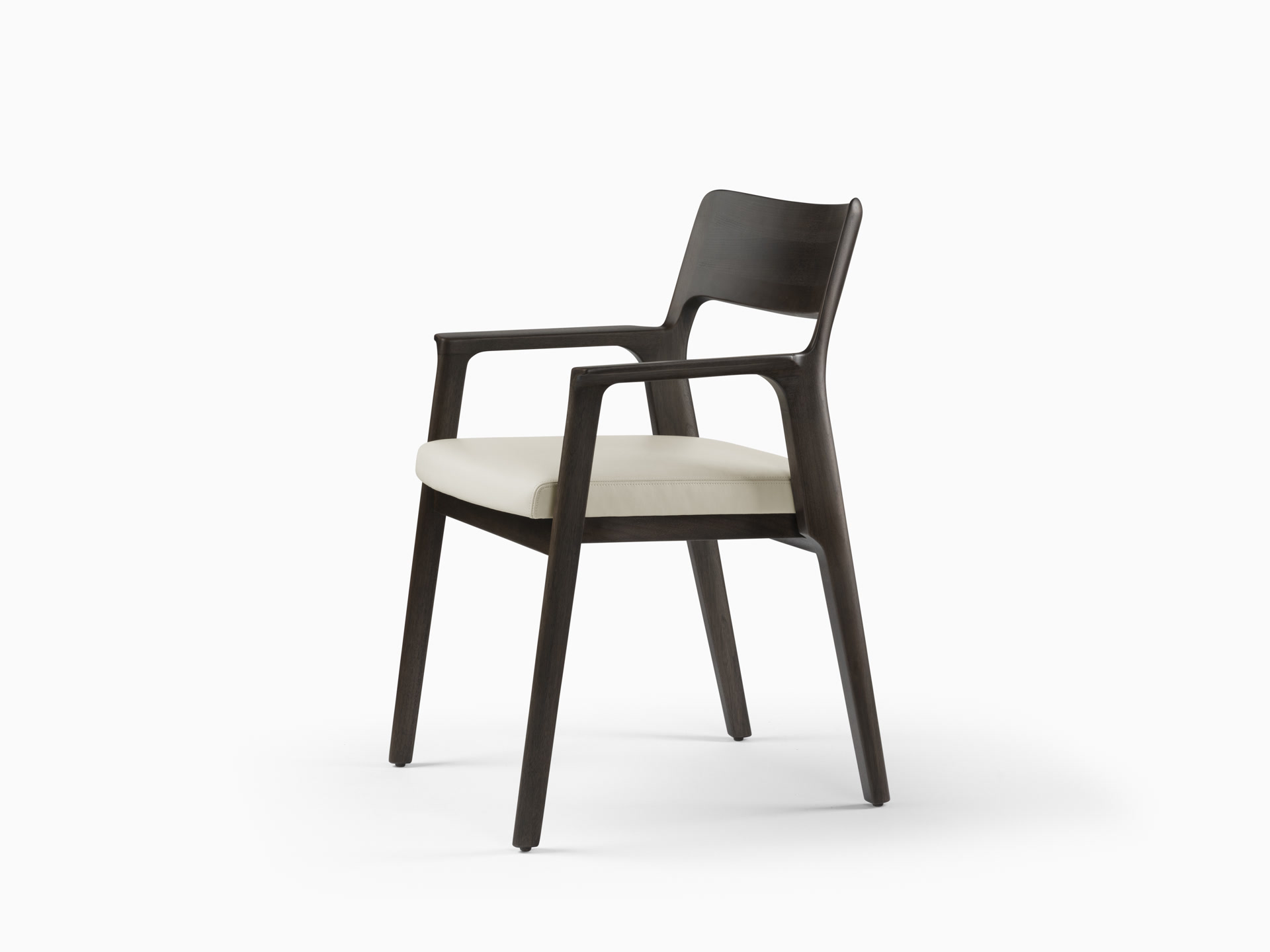 de sousa hughes caste buell dining arm chair walnut iron