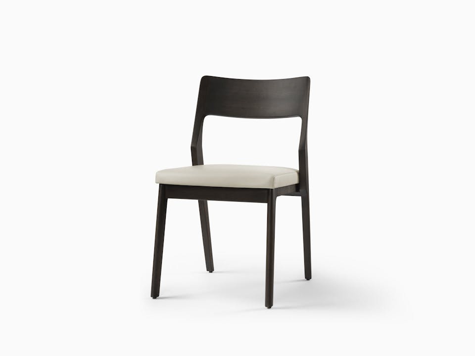 de sousa hughes caste buell dining side chair walnut iron