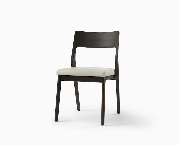 de sousa hughes caste buell dining side chair walnut iron