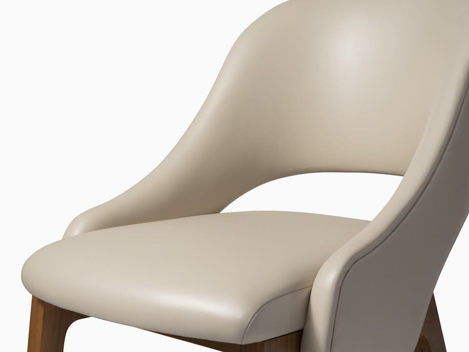 de sousa hughes caste fleecer dining chair seat detail