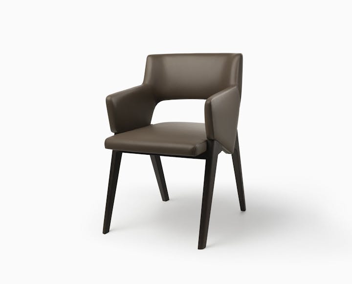 de sousa hughes caste larslan dining arm chair brown