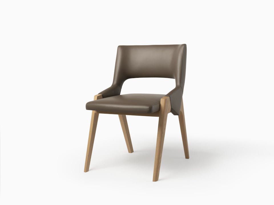 de sousa hughes caste larslan dining side chair brown