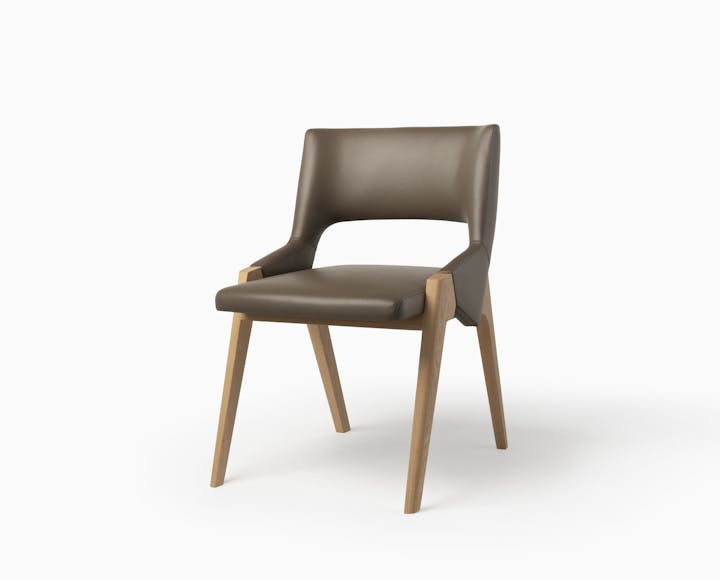 de sousa hughes caste larslan dining side chair brown