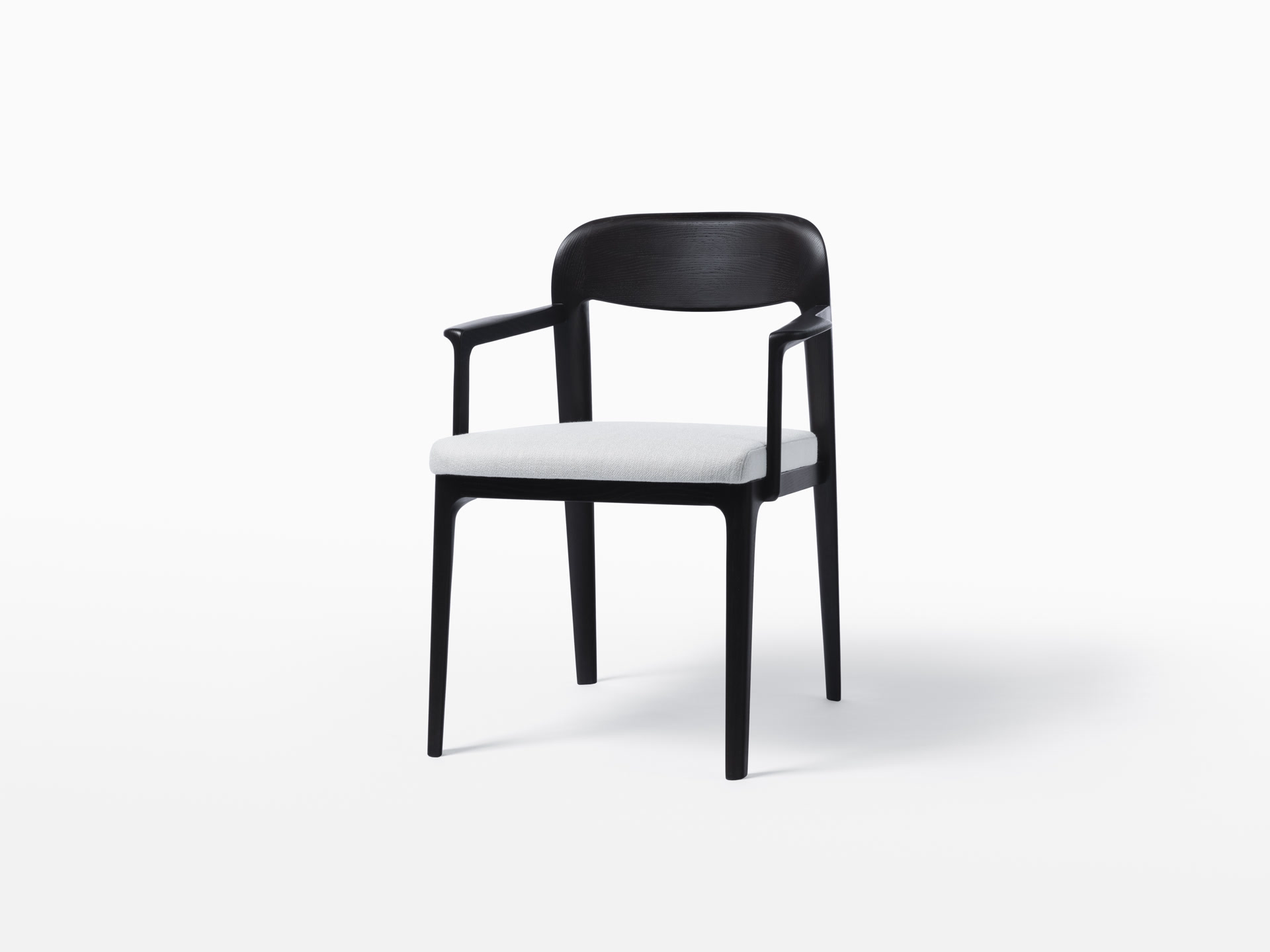 de sousa hughes caste Turah Dining Arm Chair True Black