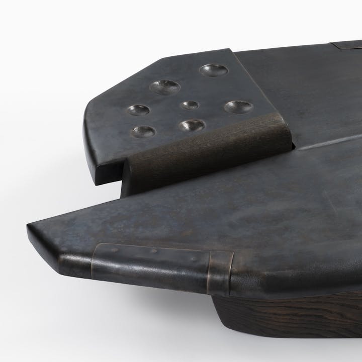 de sousa hughes caste husan cocktail table detail