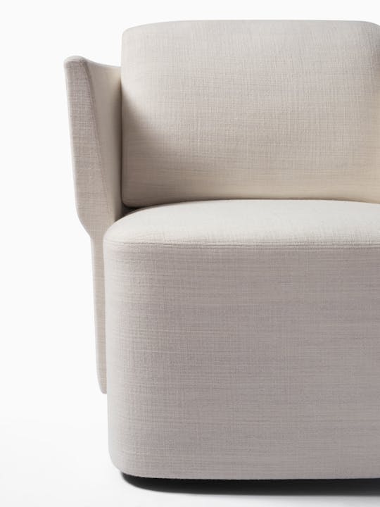 de sousa hughes caste Ravalli Occasional Chair Front Detail